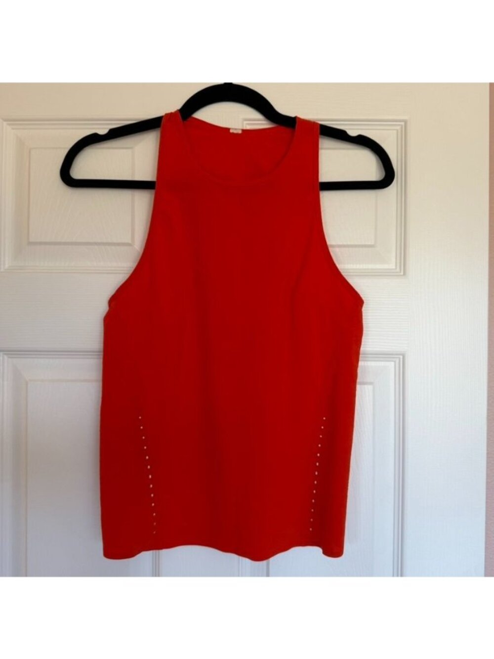 Lululemon Lightweight Orange Sleeveless Workout Tank Size XS